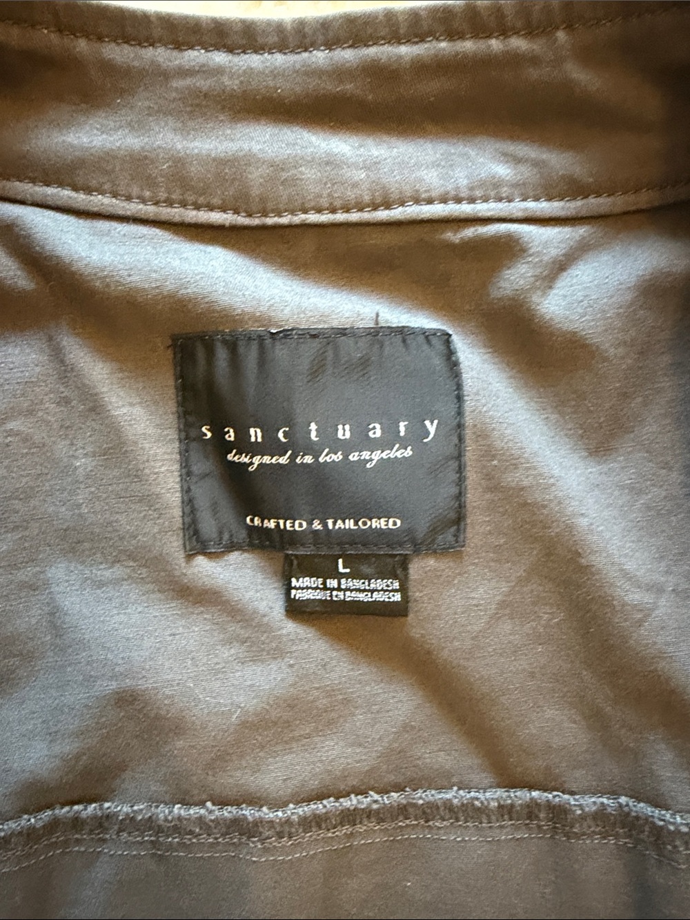 Sanctuary Slate Gray Military Field Jacket with Drawstring Hem - Picture 5 of 7